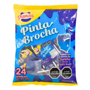 Caramelos paleta Pinta Brocha 288gr bolsa 24 uds