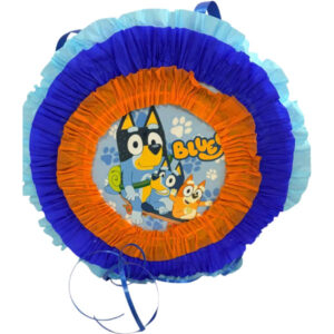 Piñata artesanal redonda Bluey 30×30 cms