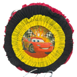Piñata artesanal redonda Cars 30×30 cms N° 1