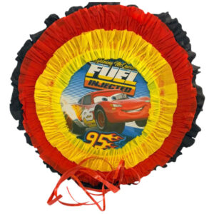 Piñata artesanal redonda Cars 30×30 cms N° 2