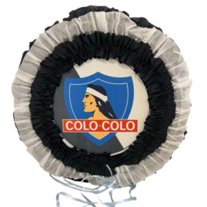 Piñata artesanal redonda Colo Colo 30×30 cms