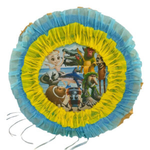 Piñata artesanal redonda Italian Brainrot 30×30 cms N° 2