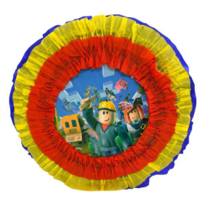 Piñata artesanal redonda Roblox 30×30 cms