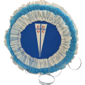 Piñata artesanal redonda U. Católica 30×30 cms