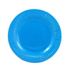 Plato cartón Feco Festivity 18cm azul claro 10 uds