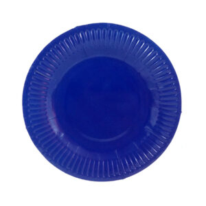 Plato cartón Feco Festivity 18cm azul rey 10 uds