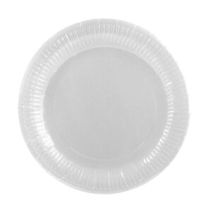 Plato cartón Feco Festivity 18cm blanco 10 uds
