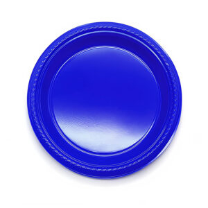 Plato plástico Feco Festivity 18cm azul 10 uds