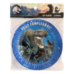 Plato Pronobel Jurassic World 6 uds