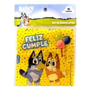 Servilletas de papel Pronobel Bluey 10 uds