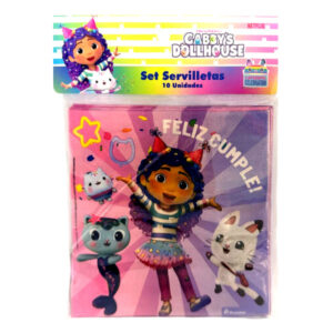Servilletas de papel Pronobel Gabby’s dollhouse 10 uds