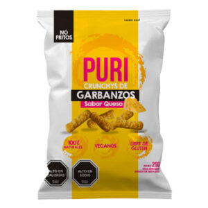 Crunchys de garbanzos Puri sabor queso 25gr
