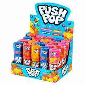Caramelo Push Pop display 20 uds