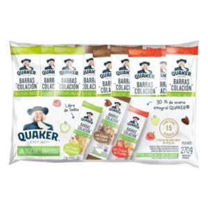 Barras de colación Quaker bolsa 15 uds