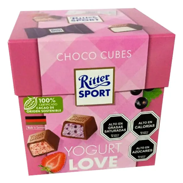 Chocolates Ritter Sport yogurt love 176gr