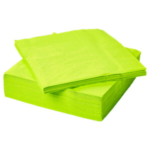 Servilletas papel Feco Festivity 33x33cm lima 20 uds