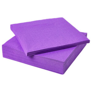 Servilletas papel Feco Festivity 33x33cm morado 20 uds