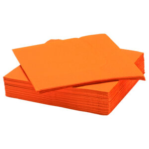 Servilletas papel Feco Festivity 33x33cm naranjo 20 uds