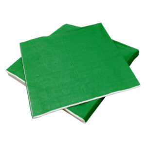 Servilletas papel Feco Festivity 33x33cm verde 20 uds