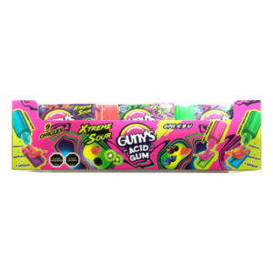 Chicles Guny’s acid gum xtreme sour 9 uds