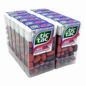 Caramelos Tic Tac frutos rojos display 12 uds