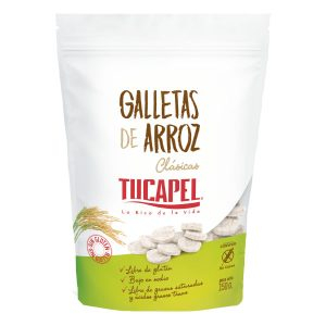 Galletas de arroz clásicas Tucapel 150g