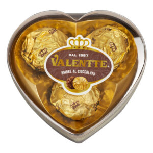 Bombones Valentte estuche corazón 3 uds