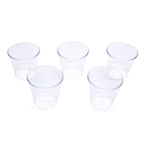 Vaso acrílico shot Feco Festivity transparente 30 uds