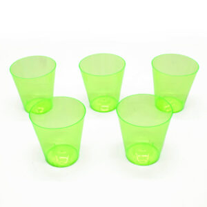 Vaso acrílico shot Feco Festivity 60cc verde 30 uds