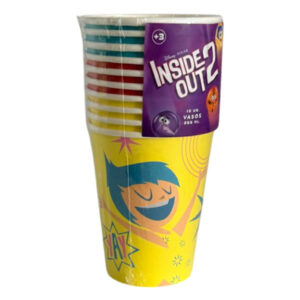 Vaso polipapel Carnaval Intensamente 10 uds