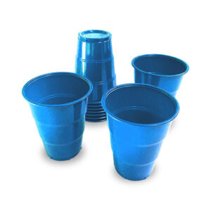 Vaso plástico Feco Festivity 200cc celeste 10 uds