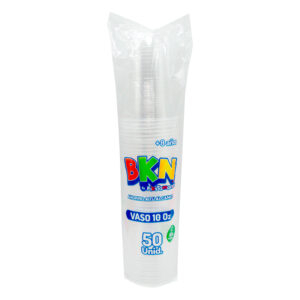 Vaso plástico Feco Festivity 300cc transparante 50 uds