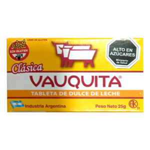 Vauquita clásico dulce de leche 25gr