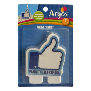 Vela cumpleaños Argos “Like”