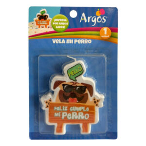 Vela cumpleaños Argos Mi perro