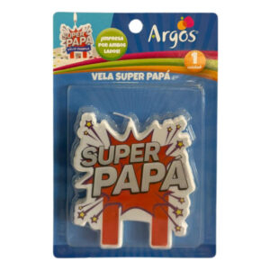 Vela cumpleaños Argos Súper Papá