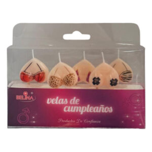Vela cumpleaños Belina despedida soltera sostenes set 5 uds