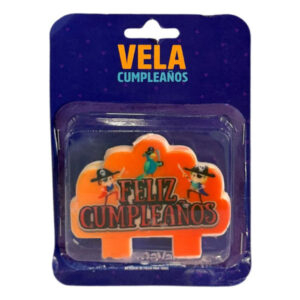 Vela cumpleaños Carnaval “Feliz Cumpleaños” piratas