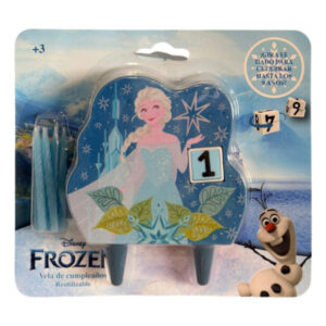 Vela cumpleaños Carnaval Frozen