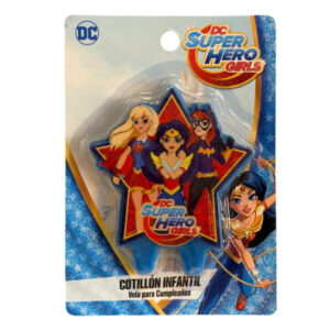 Vela cumpleaños Glam DC Super Hero Girls