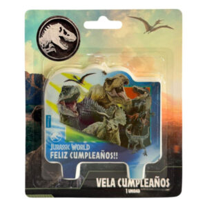 Vela cumpleaños Pronobel “Feliz cumpleaños” Jurassic World
