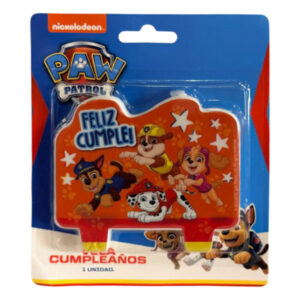 Vela cumpleaños Pronobel “Feliz cumple” Paw Patrol