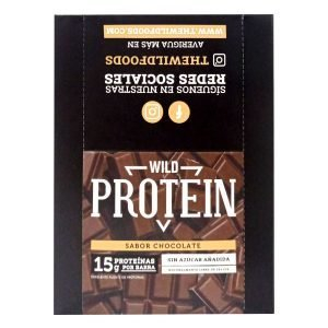 Barra proteína Wild Protein chocolate display 16 uds